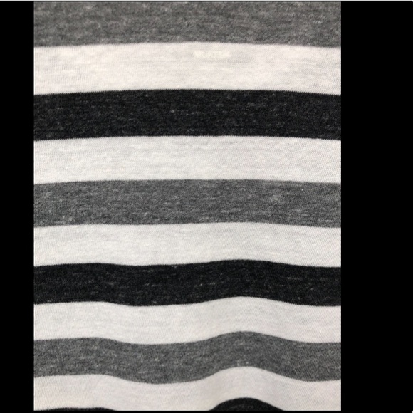 On The Byas T-shirt Striped in Grey Scale - Picture 3 of 4